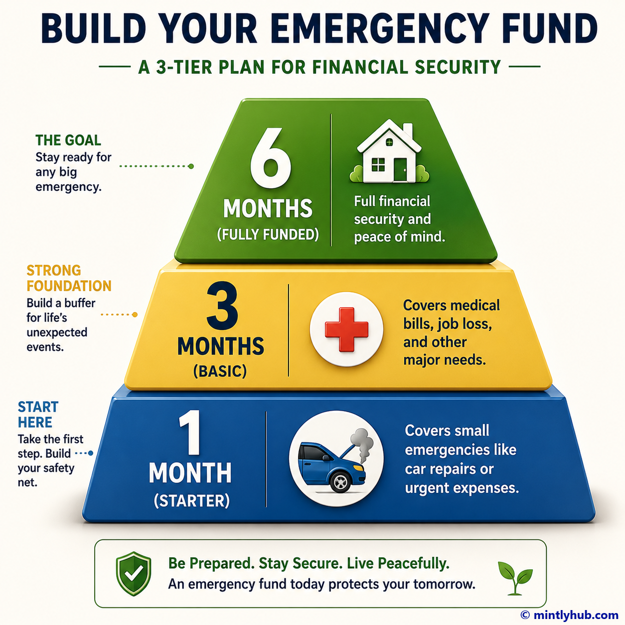 3 Tiers of an Emergency Fund